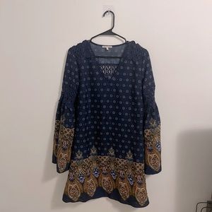 Charlotte Russe Bell Sleeve Dress